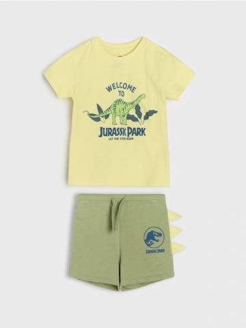 Трикотажний комплект Jurassic Park - жовто-зелений Трикотажний комплект Jurassic Park - жовто-зелений