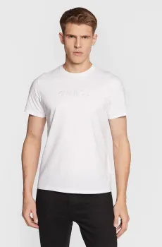 Мужская белая футболка Белый XXL Guess M2BP47.K7HD0;G011