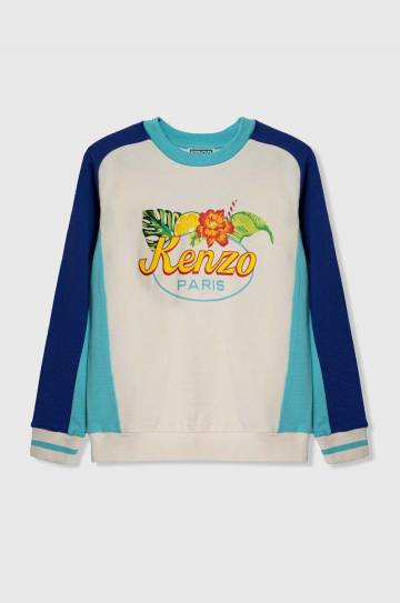 Детская хлопковая кофта Kenzo Kids с принтом Детская хлопковая кофта Kenzo Kids с принтом