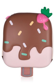 Детский каркасный рюкзак Little Cow Сладкий коричневый пломбирчик, 24*28*10 см (25IMS002BRN)