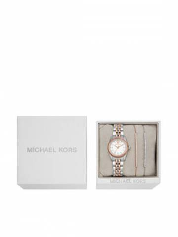 Michael Kors Набір годинник і браслет Lexington MK4817SET Білий Michael Kors Набір годинник і браслет Lexington MK4817SET Білий