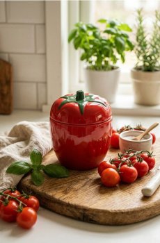 Контейнер для їжі - червоний