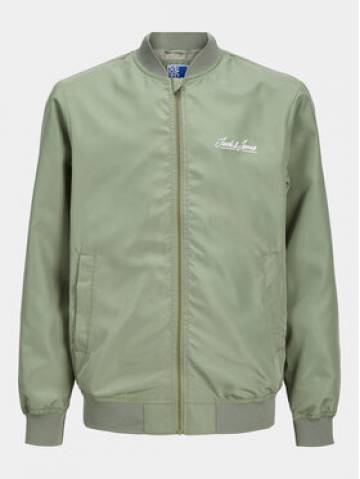 Jack&Jones Junior Куртка бомбер Oliver 12249437 Зелений Regular Fit Jack&Jones Junior Куртка бомбер Oliver 12249437 Зелений Regular Fit