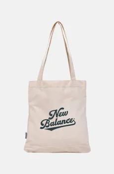 Бежевая сумка-шопер TOTE LEGACY COTTON Бежевый ONESIZE New Balance LAB51503AS4