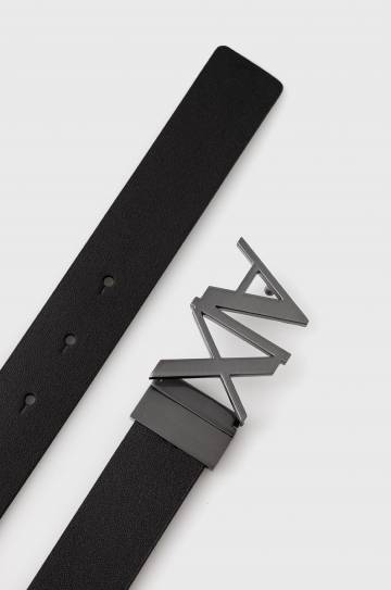 Двухсторонний кожаный ремень Armani Exchange мужской цвет чёрный 951017 CC505 Двухсторонний кожаный ремень Armani Exchange мужской цвет чёрный 951017 CC505