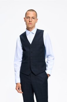 Reserved - Костюмний жилет - темно-синій - 931KD-59P