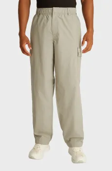 Мужские серые брюки UTILITY POPLIN Серый 30 Calvin Klein Jeans J30J327286