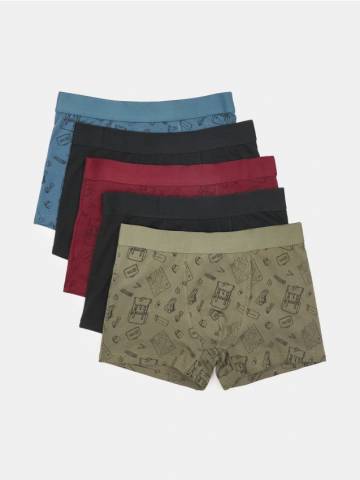 Боксери 5 pack - різнобарвний Боксери 5 pack - різнобарвний