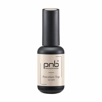 Топ для гель-лака без липкого слоя PNB UV/LED Porcelain Top No Wipe молочный, 8 мл Топ для гель-лака без липкого слоя PNB UV/LED Porcelain Top No Wipe молочный, 8 мл