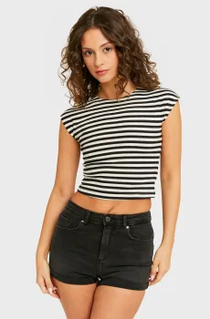 Женский топ в полоску Разноцветный XS Tally Weijl STSCOELLIS