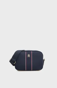 Женская темно-синяя сумка CAMERA Синий ONESIZE Tommy Hilfiger AW0AW17710
