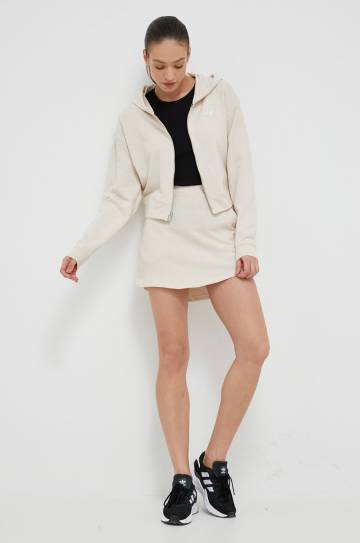 Юбка Dkny цвет бежевый mini прямая Юбка Dkny цвет бежевый mini прямая