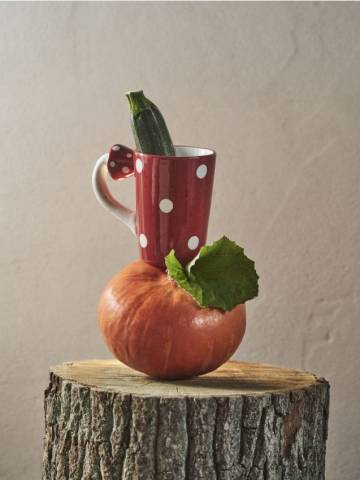 Керамічний кухоль - різнобарвний