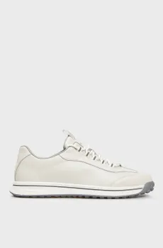 Мужские белые кожаные сникерсы Белый 39 Respect VK83-149472