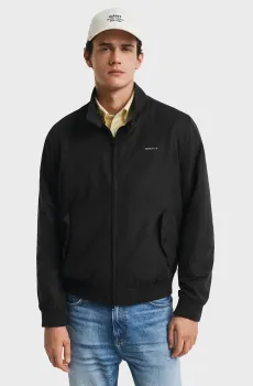Мужская черная куртка LIGHTWEIGHT HARRINGTON Черный S Gant 7006381