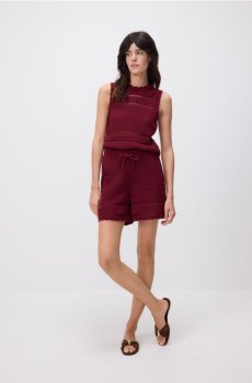 Reserved - Трикотажні шорти - буряковий - 161FH-83X