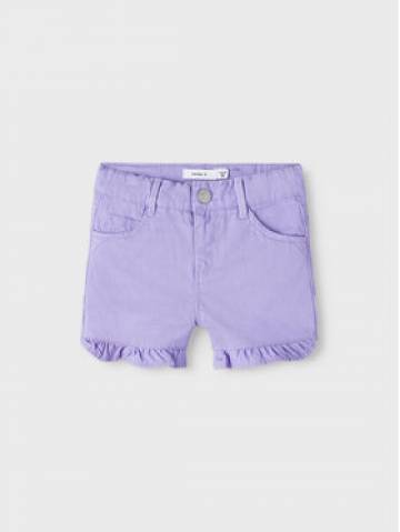 NAME IT Шорти з тканини 13214426 Фіолетовий Regular Fit NAME IT Шорти з тканини 13214426 Фіолетовий Regular Fit