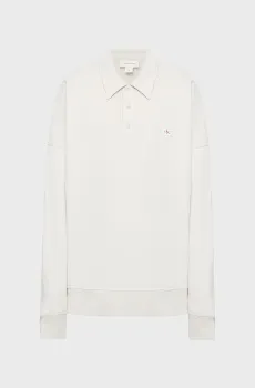 Мужское бежевое поло RELAXED RUGBY Бежевый XL Calvin Klein Jeans J30J327037