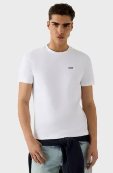 Мужская белая футболка Белый L Guess M6RI19.KD202;G011