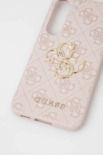 Чехол на телефон Guess Samsung Galaxy S23 цвет розовый Чехол на телефон Guess Samsung Galaxy S23 цвет розовый
