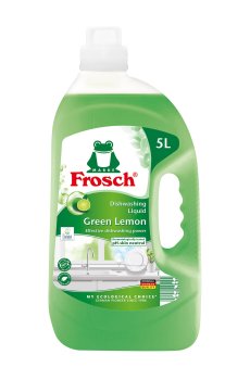 Средство для мытья посуды Frosch Зеленый лимон, 5 л
