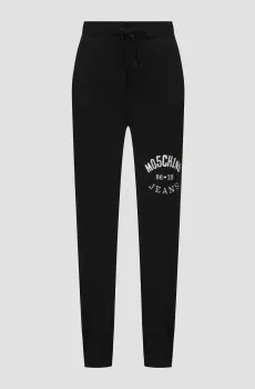 Женские черные брюки Черный S Moschino J0380.8700;3555
