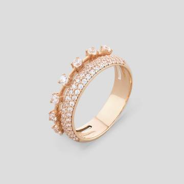 Золотое кольцо Minimal к020-ч-др-16 16 Золотое кольцо Minimal к020-ч-др-16 16
