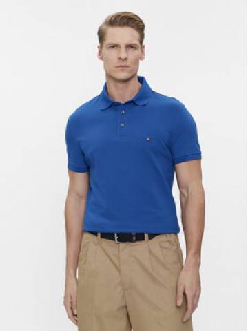 Tommy Hilfiger Поло 1985 MW0MW17771 Голубий Slim Fit Tommy Hilfiger Поло 1985 MW0MW17771 Голубий Slim Fit