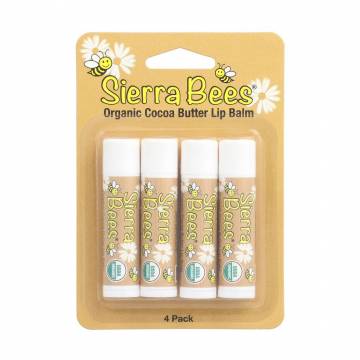 Набор бальзамов для губ Sierra Bees Какао масло, 4*4.25 г Набор бальзамов для губ Sierra Bees Какао масло, 4*4.25 г
