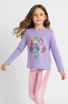 Лонгслів Monster High - пурпуровий