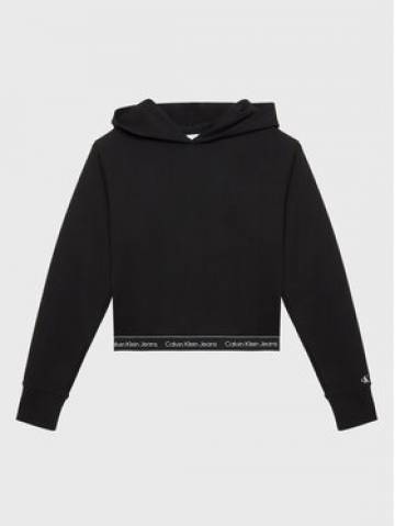 Calvin Klein Jeans Світшот Punto Logo IG0IG01874 Чорний Loose Fit Calvin Klein Jeans Світшот Punto Logo IG0IG01874 Чорний Loose Fit