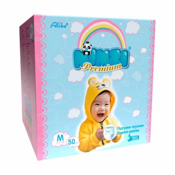 Уценка! Детские подгузники-трусики Mimzi размер M (6-11 кг), 50 шт Уценка! Детские подгузники-трусики Mimzi размер M (6-11 кг), 50 шт