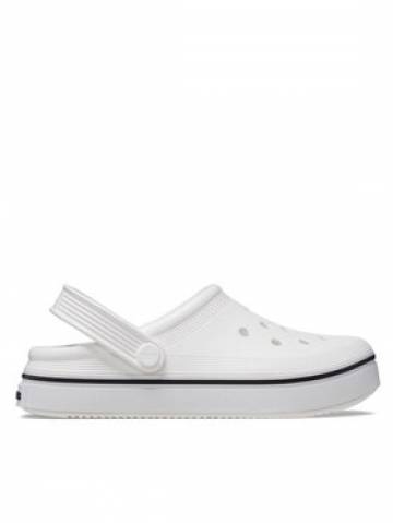 Crocs Шльопанці Crocs Crocband Clean Clog Kids 208477 Білий Crocs Шльопанці Crocs Crocband Clean Clog Kids 208477 Білий