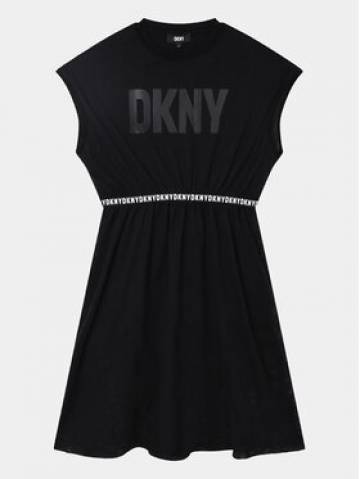 DKNY Повсякденна сукня D32898 S Чорний Regular Fit DKNY Повсякденна сукня D32898 S Чорний Regular Fit