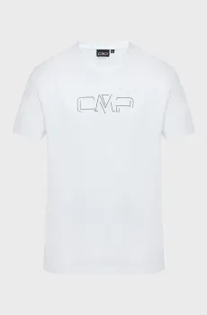 Мужская белая футболка Белый 46 CMP 32D8147P-05XL