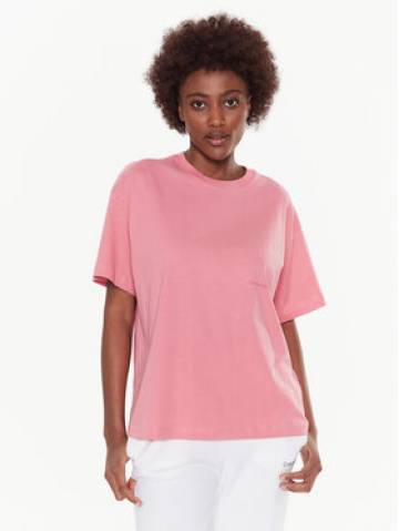 Trussardi Футболка Greyhound Backprint 56T00559 Рожевий Loose Fit Trussardi Футболка Greyhound Backprint 56T00559 Рожевий Loose Fit