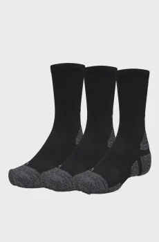 Черные носки (3 пары) UA Perf Tech Pro 3pk Crew Черный 47.5-50.5 Under Armour 1386246-008