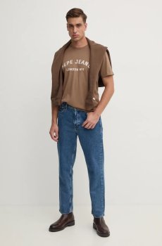 Хлопковая футболка Pepe Jeans ALDRIDGE