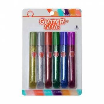 Клей с блестками Malevaro Glitter Glue, 6 цветов, 12.5 мл (XD06127) Клей с блестками Malevaro Glitter Glue, 6 цветов, 12.5 мл (XD06127)