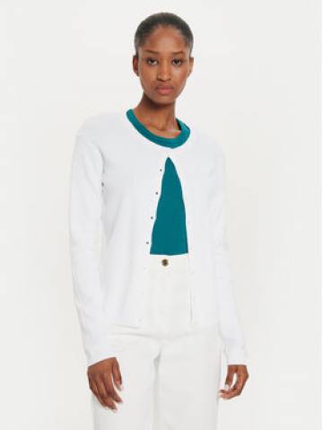 United Colors Of Benetton Кардиган 1091D5558 Білий Regular Fit United Colors Of Benetton Кардиган 1091D5558 Білий Regular Fit