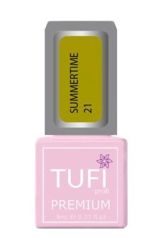 Уценка! Гель-лак для ногтей Tufi Profi Premium Summertime, 21 Желтый, 8 мл