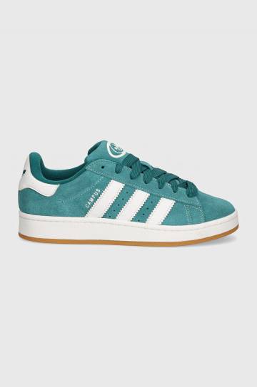 Замшевые кроссовки adidas Originals Campus 00s цвет зелёный ID1437 Замшевые кроссовки adidas Originals Campus 00s цвет зелёный ID1437