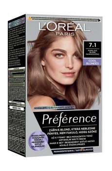 Уценка! Стойкая краска для волос LOreal Paris Preference 7.1, 174 мл