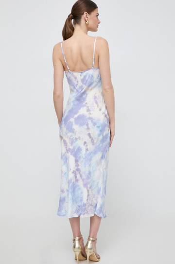 Платье Guess цвет розовый maxi прямая Платье Guess цвет розовый maxi прямая