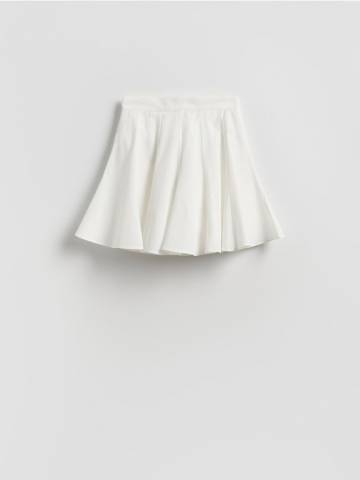 Reserved - LADIES` SKIRT - білий - 564GC-00X Reserved - LADIES` SKIRT - білий - 564GC-00X