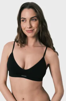 Женский черный топ Airy Черный XL womensecret 4277855
