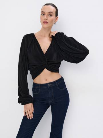 Mohito - Короткий топ - чорний - XS Mohito - Короткий топ - чорний - XS