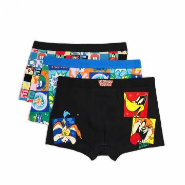 Cropp - Боксери, 3 пари Looney Tunes - чорний Cropp - Боксери, 3 пари Looney Tunes - чорний