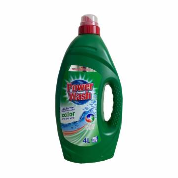 Гель для стирки Power Wash Color Gel, 92 стирки, 4 л Гель для стирки Power Wash Color Gel, 92 стирки, 4 л