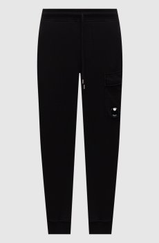 Черные джогеры с патчем